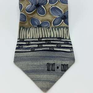 Peter Thomas by Superba Vintage 100% Italian Silk Necktie Abstract
